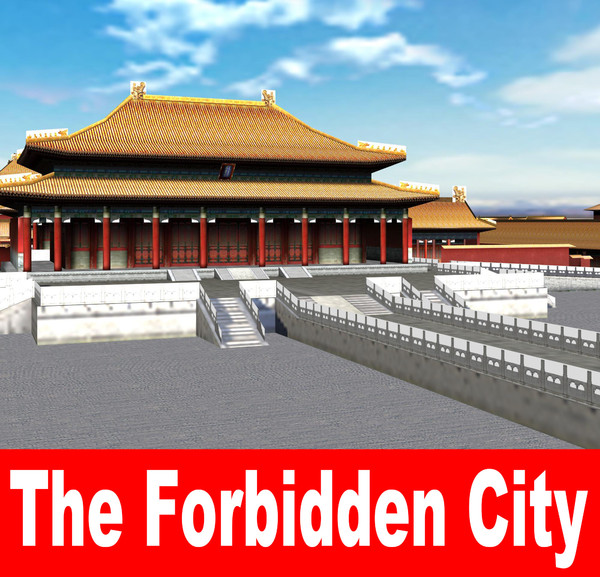 3d model forbidden city - The Forbidden City by longwind